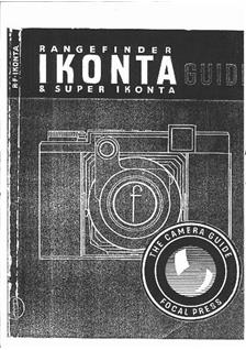 Zeiss Ikon Super Ikonta 2 manual. Camera Instructions.